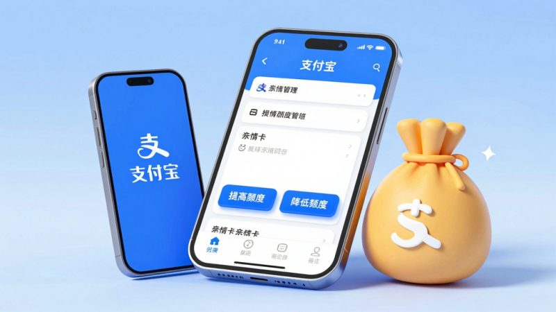 支付宝亲情卡 亲情卡额度 额度调整 支付限额 亲情卡设置 支付宝设置 额度管理