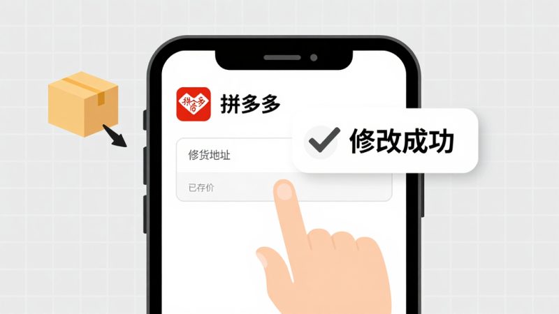 拼多多下单了怎么改地址？拼多多下单以