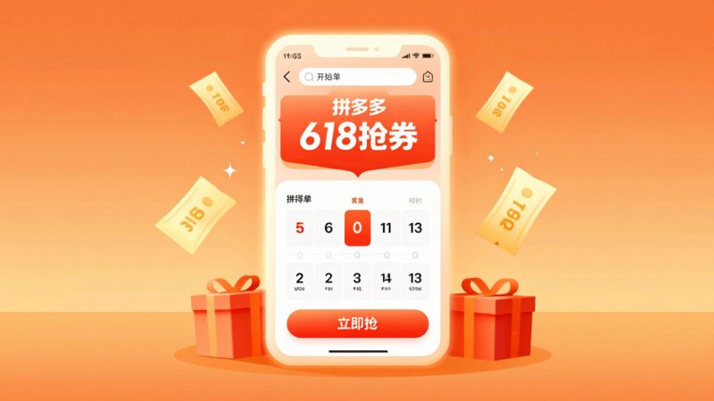 拼多多618活动怎么抢券？怎样在拼多多里