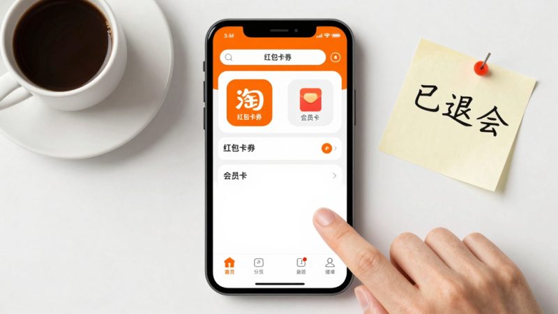 淘宝会员 退会员卡 取消会员 淘宝店铺 会员退订 退出会员 红包卡券