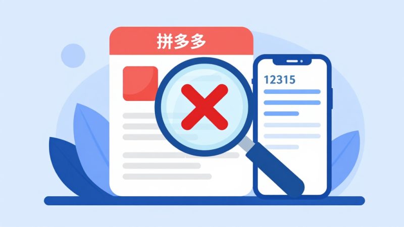 拼多多投诉 12315维权 拼多多商家 投诉方法 消费者权益 维权技巧 拼多多客服