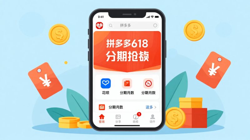 拼多多618 分期付款 活动规则 购物攻略 省钱技巧 电商大促