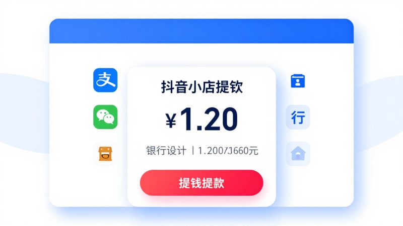 抖店提现怎么提现？抖店多少金额可以提