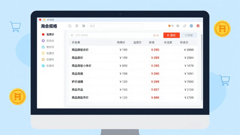 淘宝直播链接怎么设置多个价格？淘宝直