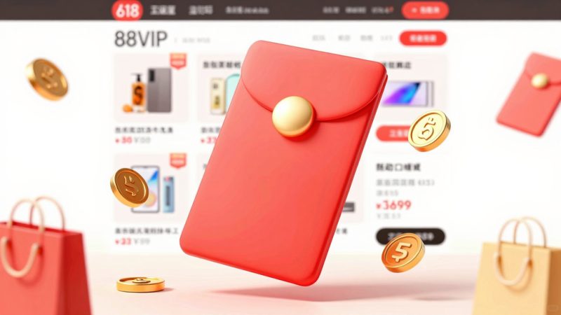 天猫618 88VIP红包 红包领取 使用规则 实付打折 优惠券