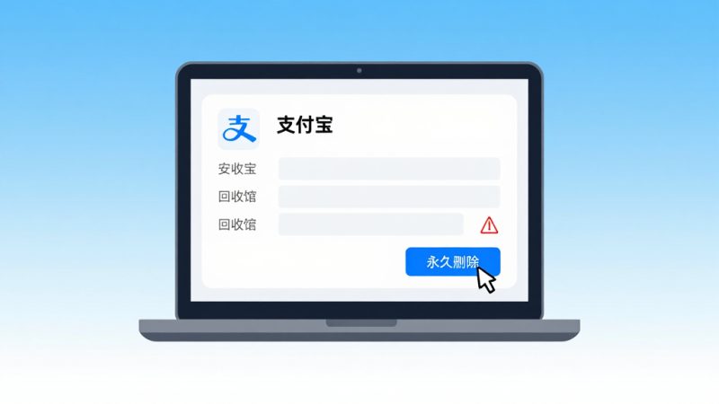 支付宝账单 花呗明细 删除记录 永久删除 账单回收站 隐私保护 移动支付