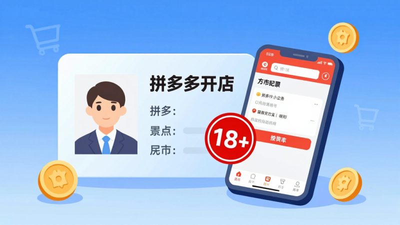 拼多多开店要满多少岁？要满多少岁才可