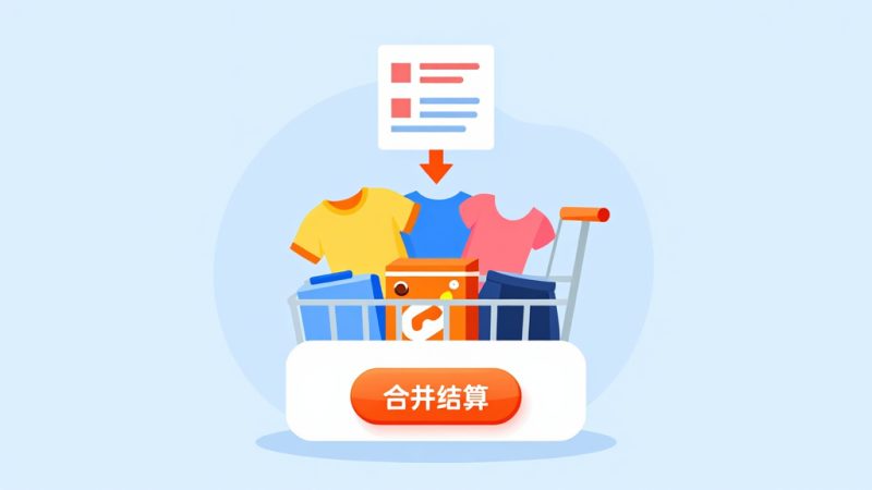 淘宝购物 同一店铺 多件商品 购物车 合并订单 下单流程 淘宝教程