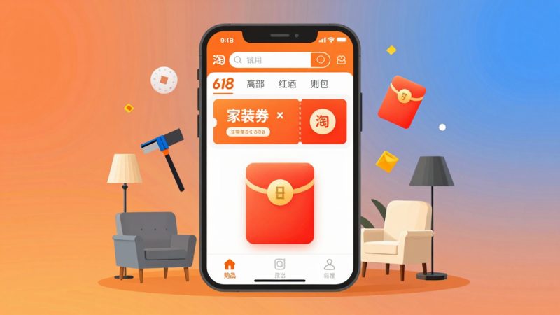 淘宝618 家装券领取 618红包 领取方法 购物技巧 活动时间 消费券