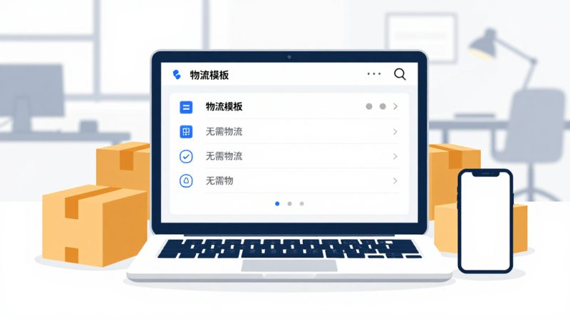 小红书开店 物流模式设置 无需物流 物流模板 发货要求 小红书商家 物流公司选择