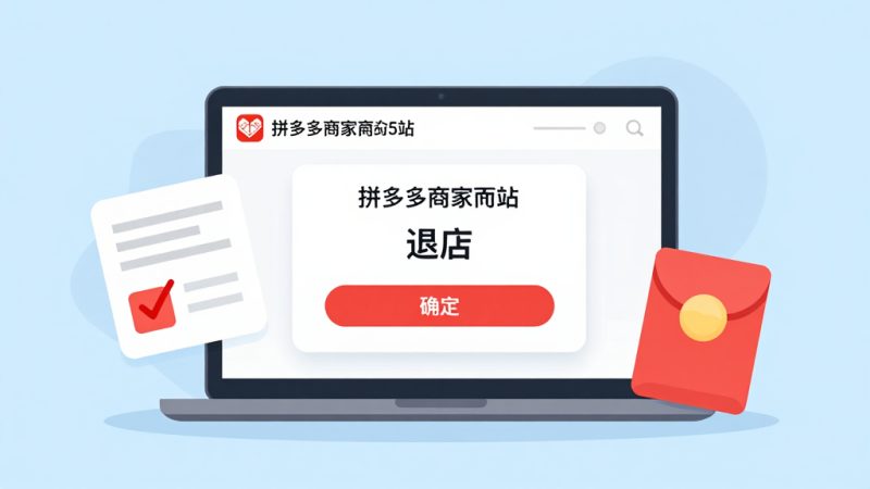 拼多多退店 商家退店步骤 退不了店怎么办 店铺注销 保证金退还 退店注意事项 拼多多商家版