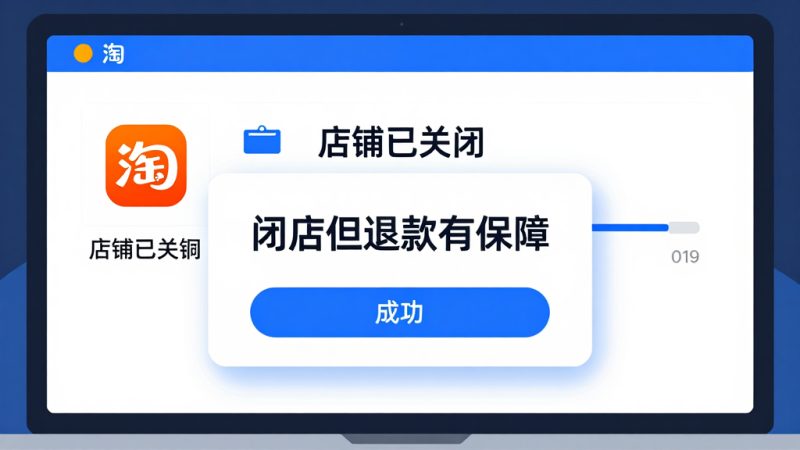 淘宝店铺 闭店原因 退款流程 运营成本 商品种类 市场竞争 重新开店 电商经营