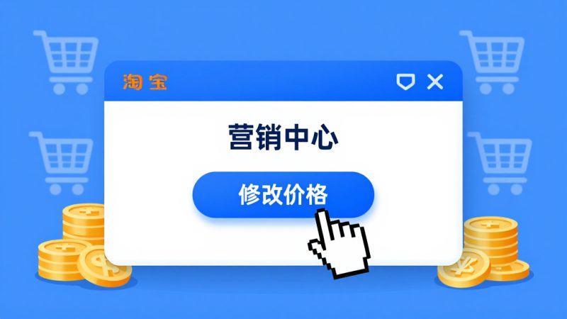 淘宝超级立减 改价方法 改价风险 立减规则 官方立减 设置步骤 营销工具 优惠叠加