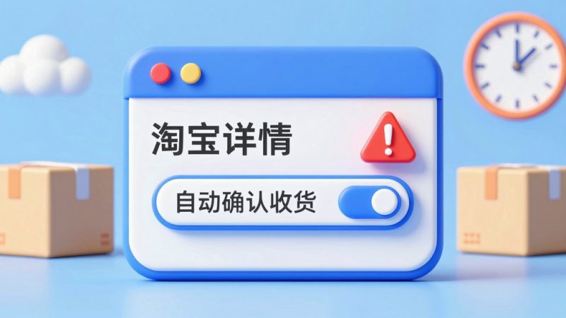 淘宝自动收货 自动确认收货 淘宝收货设置 自动收货时间 淘宝购物技巧 延迟收货 订单管理