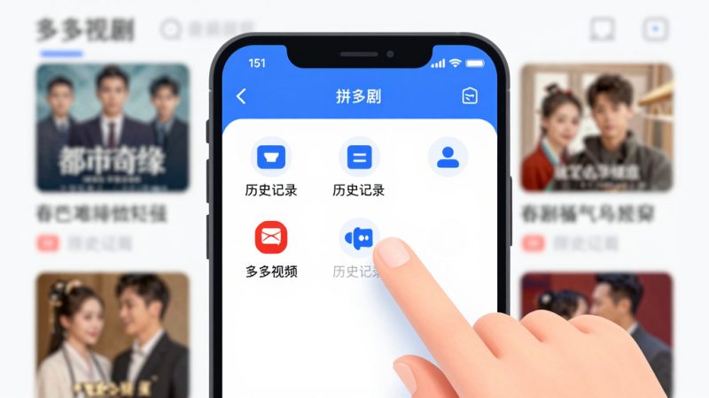 拼多多短剧  短剧记录  多多视频  拼多多历史记录  收藏短剧  赞过视频  拼多多视频
