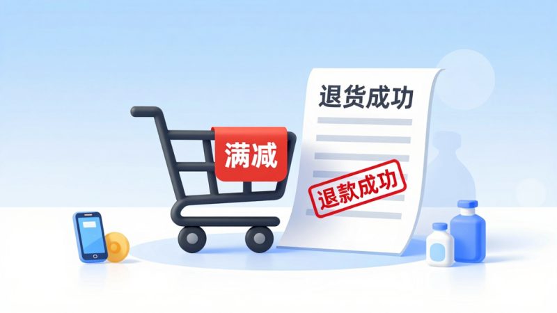 京东满减 凑单退款 满减退货 京东退货 凑单规则 优惠券退货 京东凑单 满减凑单