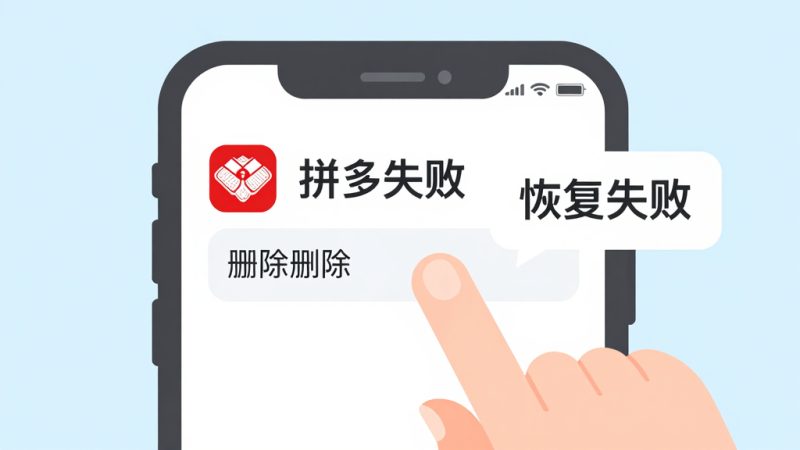 拼多多聊天记录 恢复聊天记录 找回聊天记录 误删聊天记录 拼多多客服 数据恢复 聊天记录备份