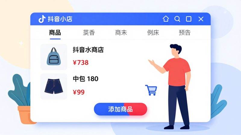 抖音怎么上店铺产品？抖音上如何卖自己的产品