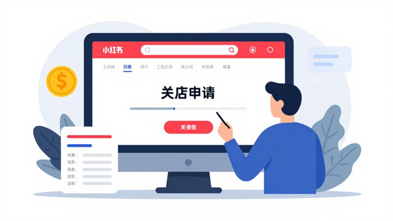 小红书退店 关闭店铺 退店流程 押金退还 店铺管理 商家后台 关店申请