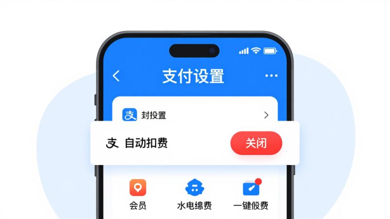支付宝自动扣款 关闭自动扣费 支付宝设置 自动扣款关闭 花呗自动扣款 免密支付 支付设置