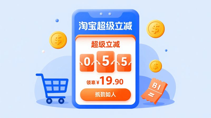 淘宝超级立减 超级立减报名 淘宝超级会员 88VIP 淘宝活动攻略 淘宝优惠券
