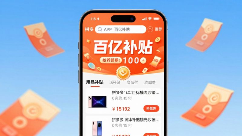 拼多多百亿补贴怎么领？拼多多官方补贴