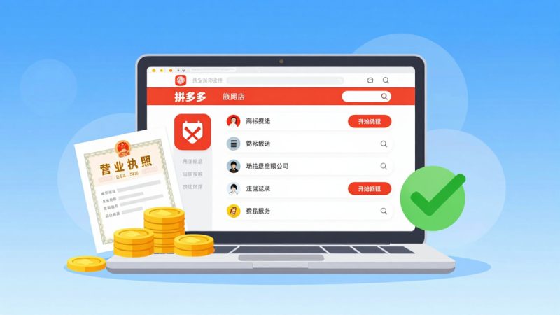 拼多多旗舰店 入驻条件 入驻费用 保证金 企业资质 品牌授权 平台规则