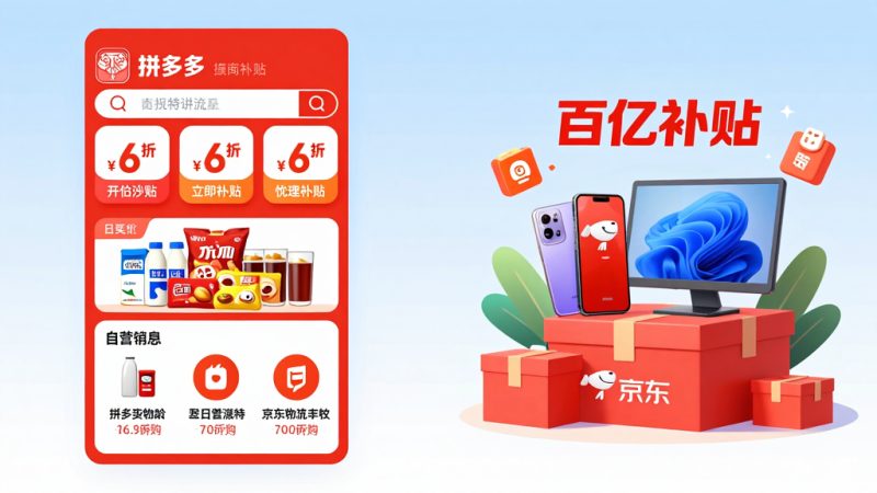 拼多多百亿补贴 京东百亿补贴 电商补贴对比 购物平台选择 补贴可靠度 商品质量 售后服务