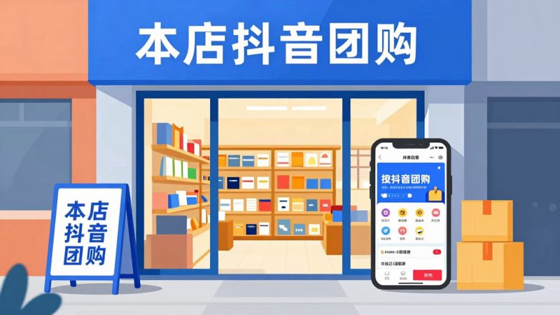 抖音团购 抖音小店 本地团购 抖音电商 团购区别 实体商家 线上开店