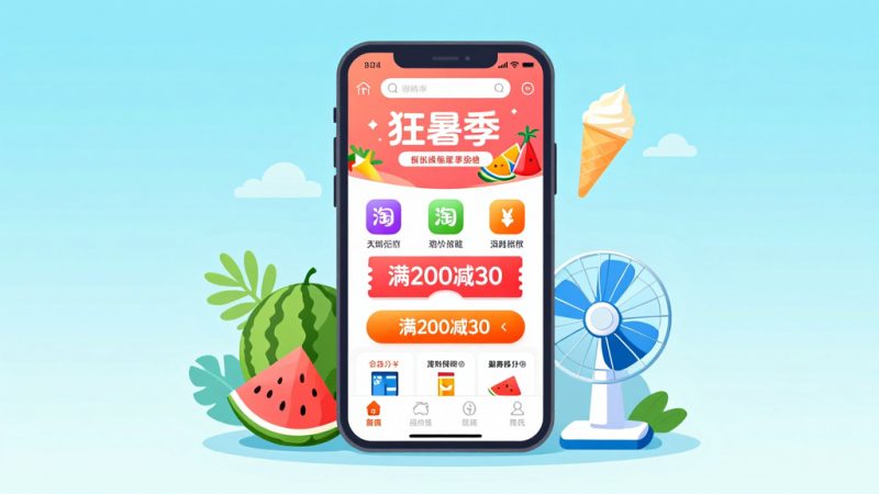淘宝狂暑季的券怎么领？淘宝狂暑季活动时间