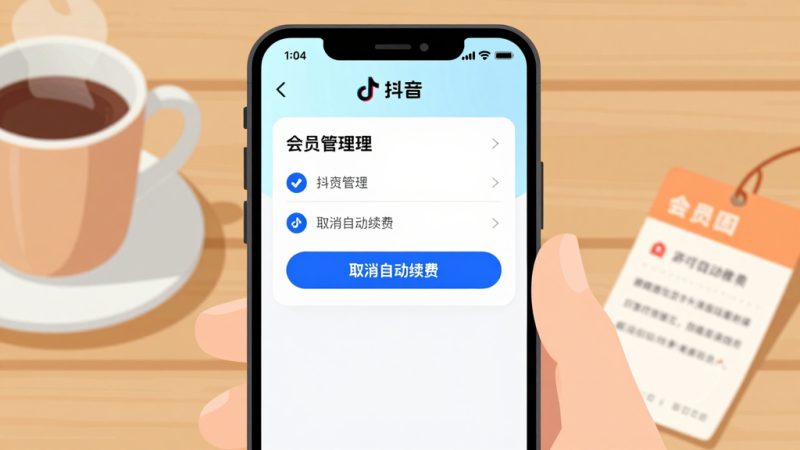 抖音会员 自动续费 取消订阅 关闭会员 抖音支付 会员中心