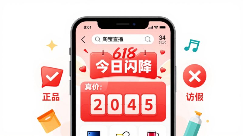 淘宝直播闪降时买的东西是真的吗？淘宝直播618今日闪降玩法说明