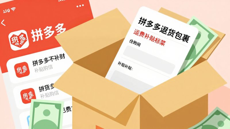 拼多多运费险 运费险补贴 退货包运费 运费险赔付 拼多多退货规则 运费补贴金额