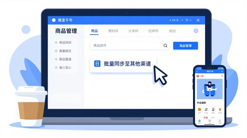 淘宝店铺怎么同步商品？淘宝店铺商品上