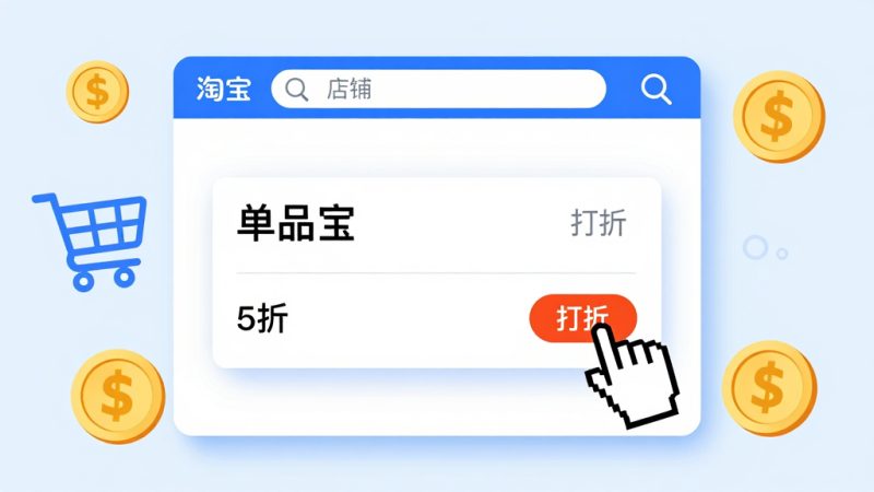淘宝店铺价格怎么打折？淘宝店铺价格怎
