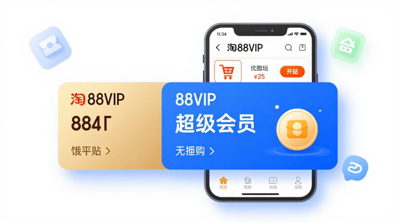 淘宝88VIP 超级会员 会员权益 购物省钱 88VIP划算 会员对比 淘宝会员